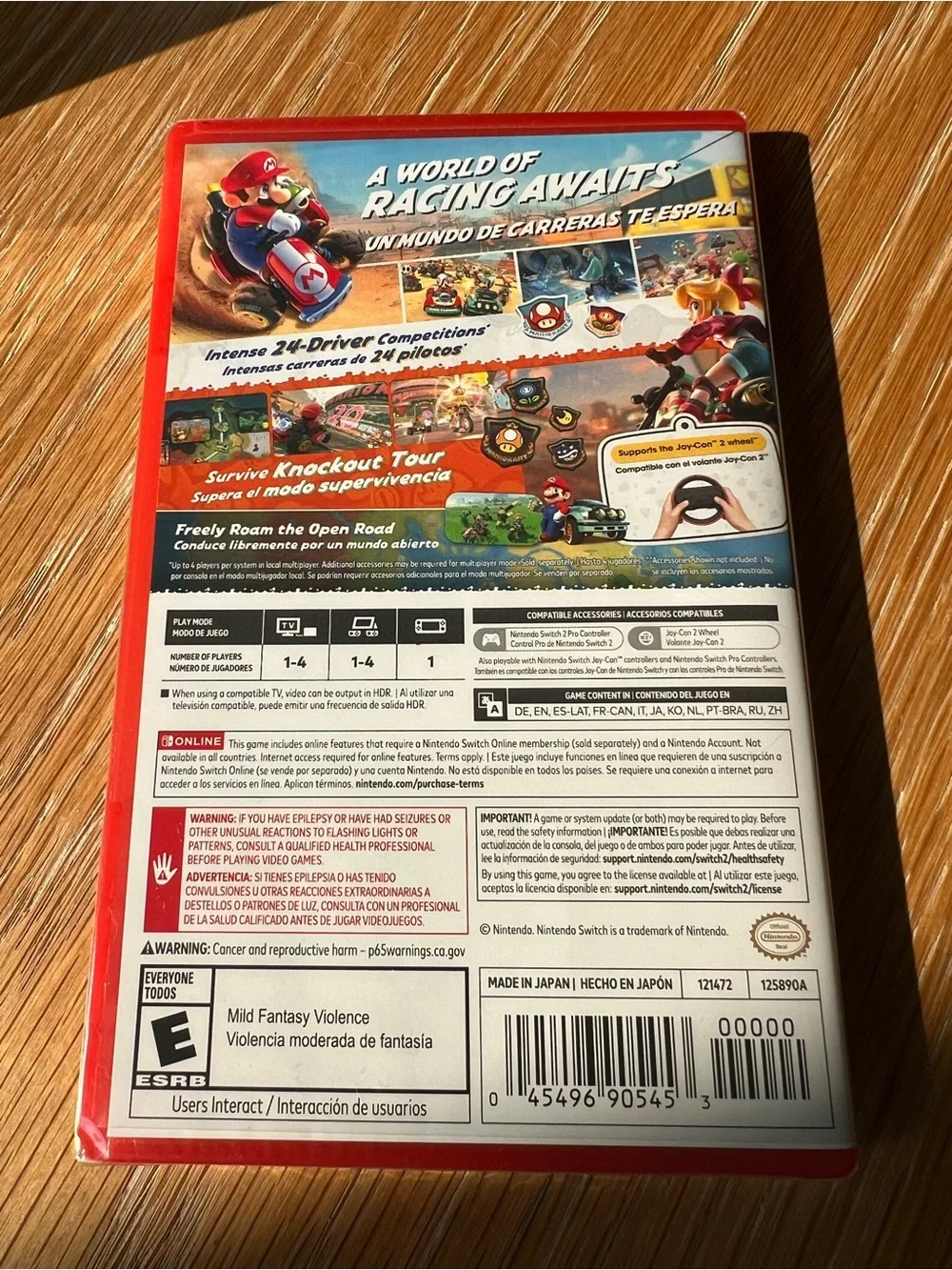 NWT. Mariokart World Nintendo Switch Game